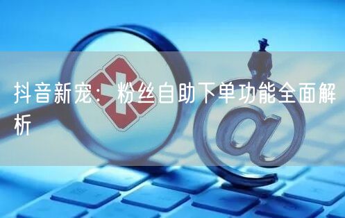 抖音新宠：粉丝自助下单功能全面解析