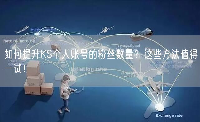 如何提升KS个人账号的粉丝数量？这些方法值得一试！