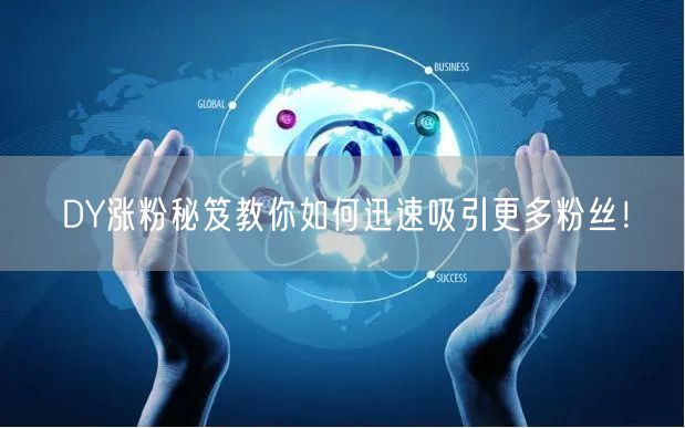 DY涨粉秘笈教你如何迅速吸引更多粉丝！