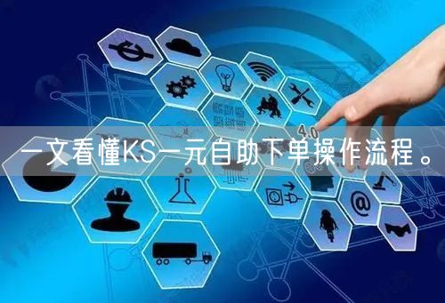 一文看懂KS一元自助下单操作流程。