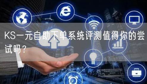 KS一元自助下单系统评测值得你的尝试吗？