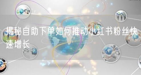 揭秘自助下单如何推动小红书粉丝快速增长
