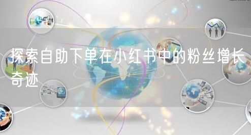 探索自助下单在小红书中的粉丝增长奇迹