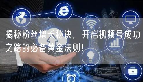 揭秘粉丝增长秘诀，开启视频号成功之路的必备黄金法则！