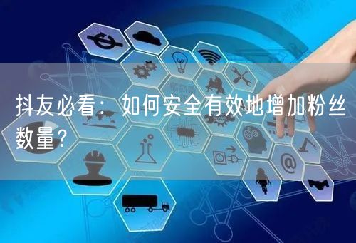 抖友必看：如何安全有效地增加粉丝数量？