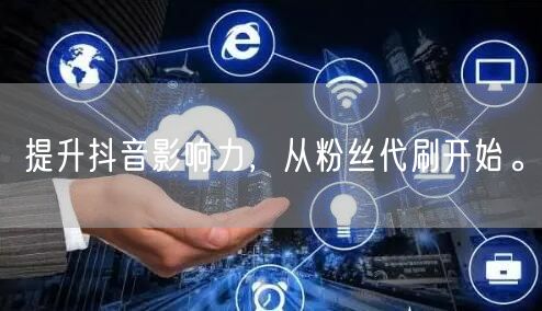 提升抖音影响力，从粉丝代刷开始。