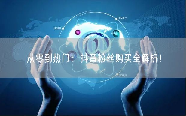 从零到热门：抖音粉丝购买全解析！
