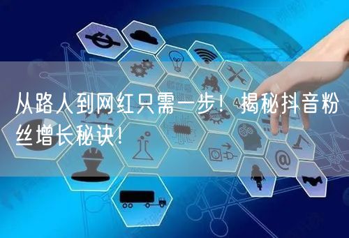 从路人到网红只需一步！揭秘抖音粉丝增长秘诀！