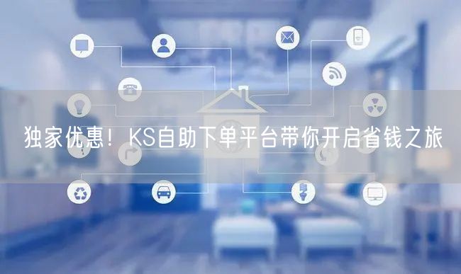 独家优惠！KS自助下单平台带你开启省钱之旅