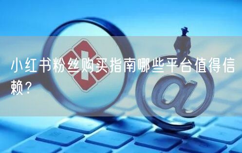 小红书粉丝购买指南哪些平台值得信赖？