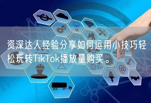 资深达人经验分享如何运用小技巧轻松玩转TikTok播放量购买。
