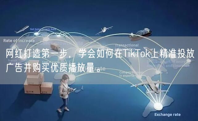 网红打造第一步，学会如何在TikTok上精准投放广告并购买优质播放量。