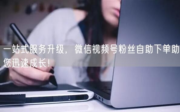 一站式服务升级，微信视频号粉丝自助下单助您迅速成长！