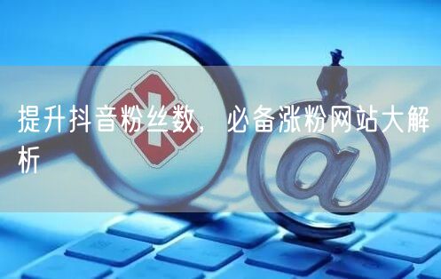 提升抖音粉丝数，必备涨粉网站大解析
