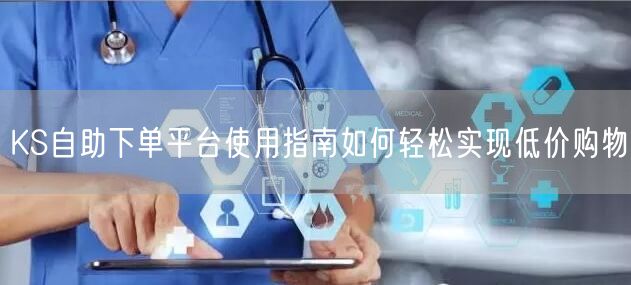 KS自助下单平台使用指南如何轻松实现低价购物