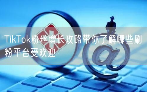 TikTok粉丝增长攻略带你了解哪些刷粉平台受欢迎
